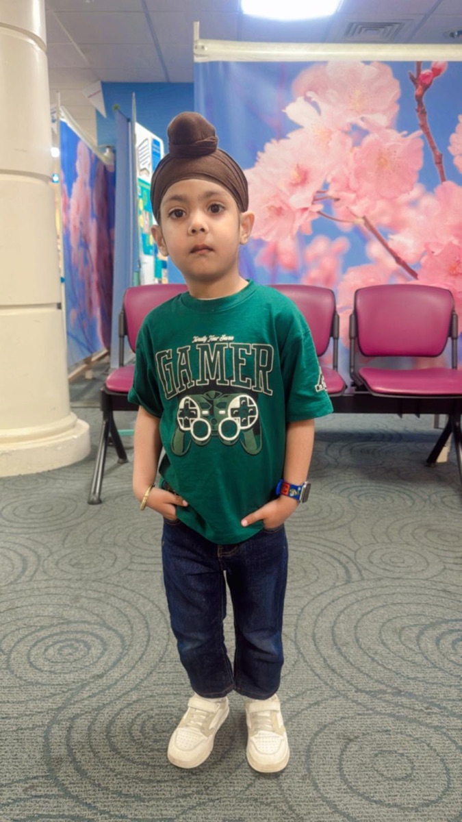 Child turban styling Yorkshire