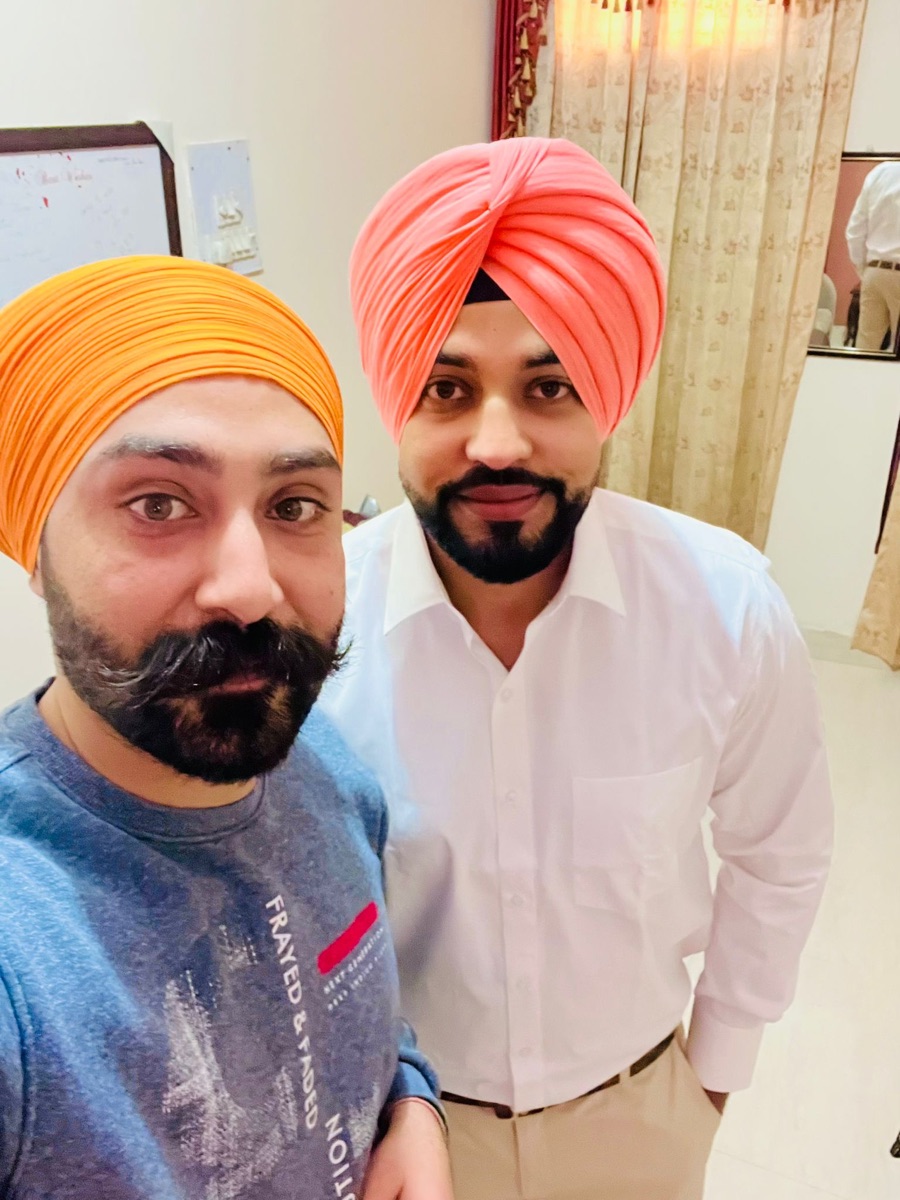 Semi Patiala Shahi turban style