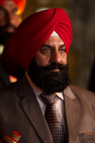 Royal white Sikh wedding turban